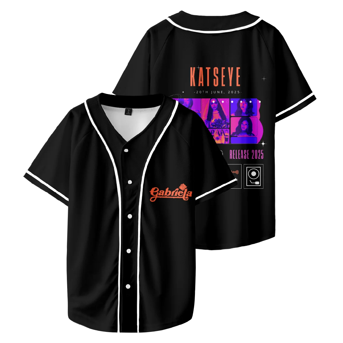 Katseye Merch New Album Baseball Shirt Fashion Unisex T-Shirt, Custom Color
