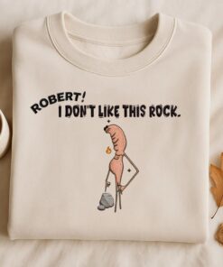 Embroidered Marcus The Worm Sweatshirt: Funny Meme Brain Rot