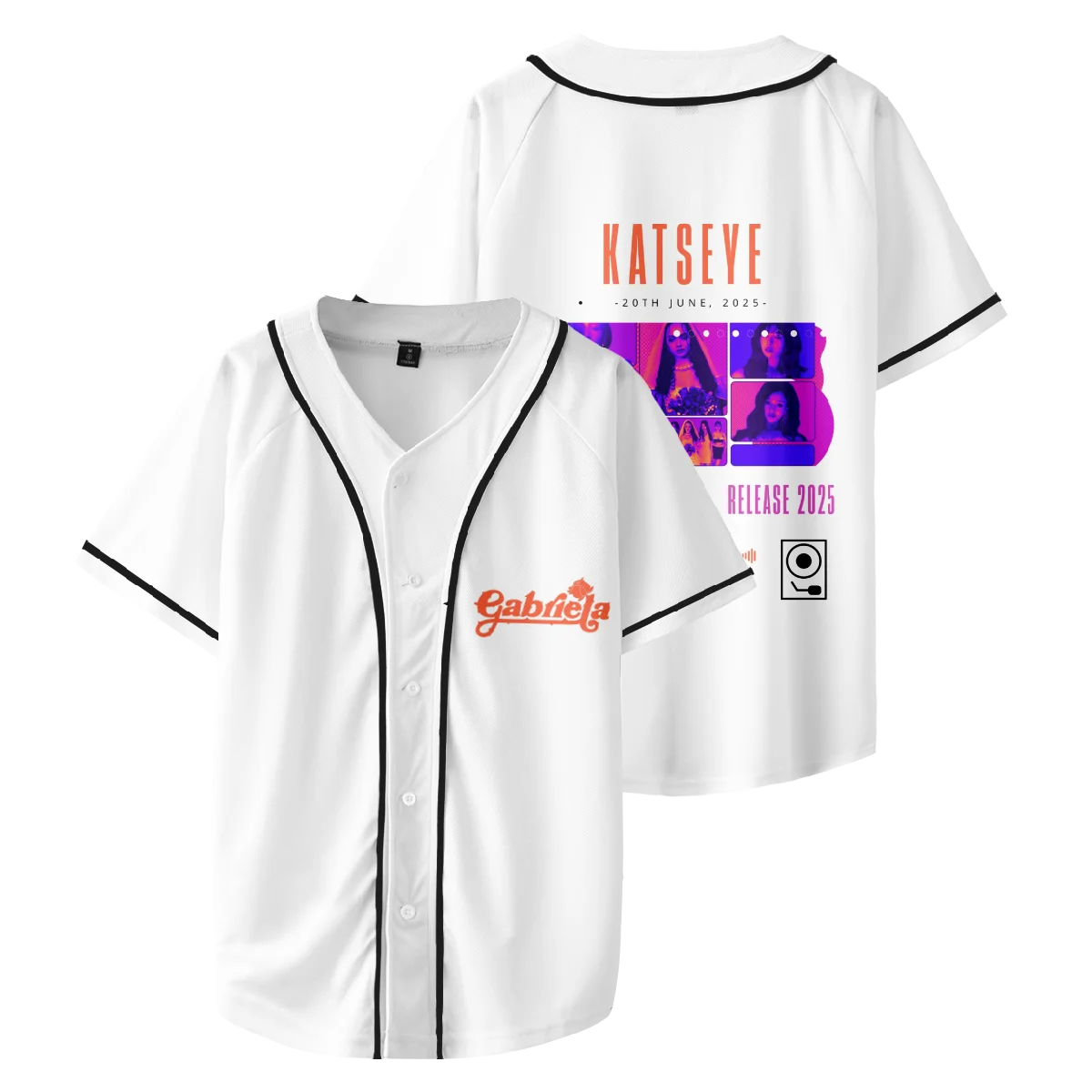Katseye Merch New Album Baseball Shirt Fashion Unisex T-Shirt, Custom Color - Image 2