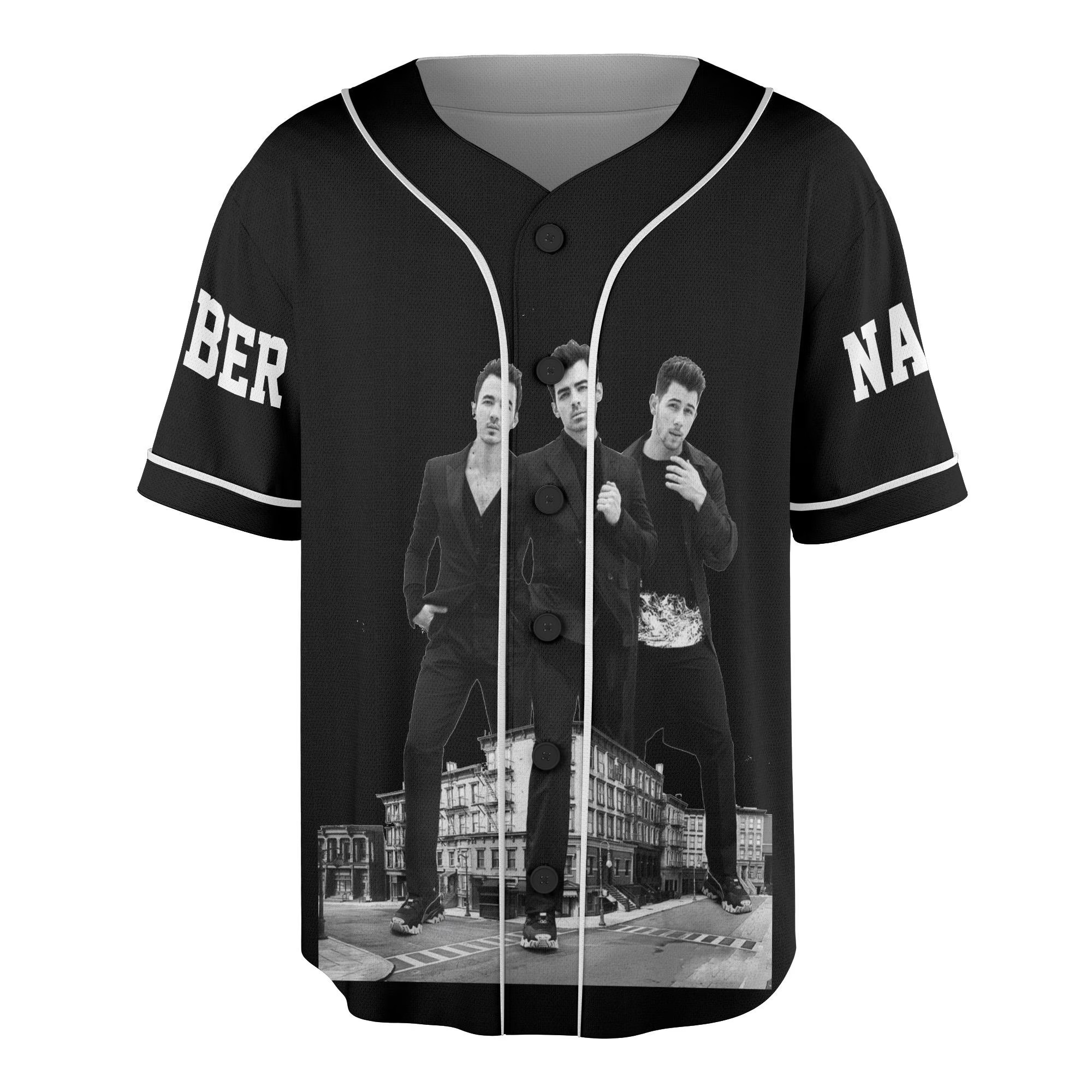Personalized JONAS20: Greetings From Your Hometown Tour Baseball Jersey Jersey, Custom Name Concert Tour 2025 Merch Baseball Jersey - Image 2