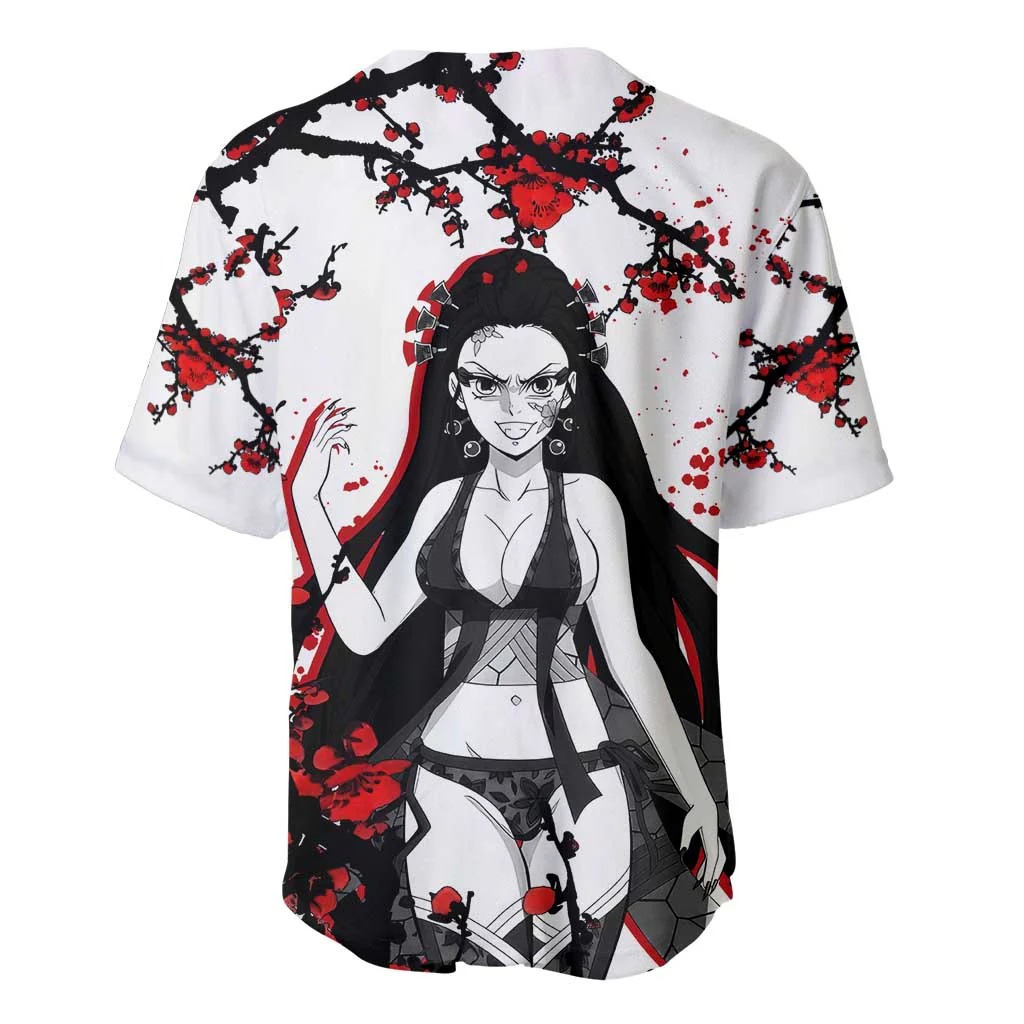 Daki - Demon Slayer Baseball Jersey Anime Japan Style - Image 3