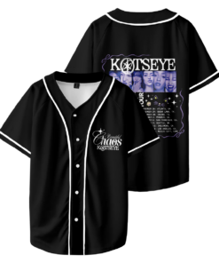Katseye Merch Beautiful Chaos Tour 2025 Baseball Shirt Unisex Baseball Jersey, Custom Color Jersey