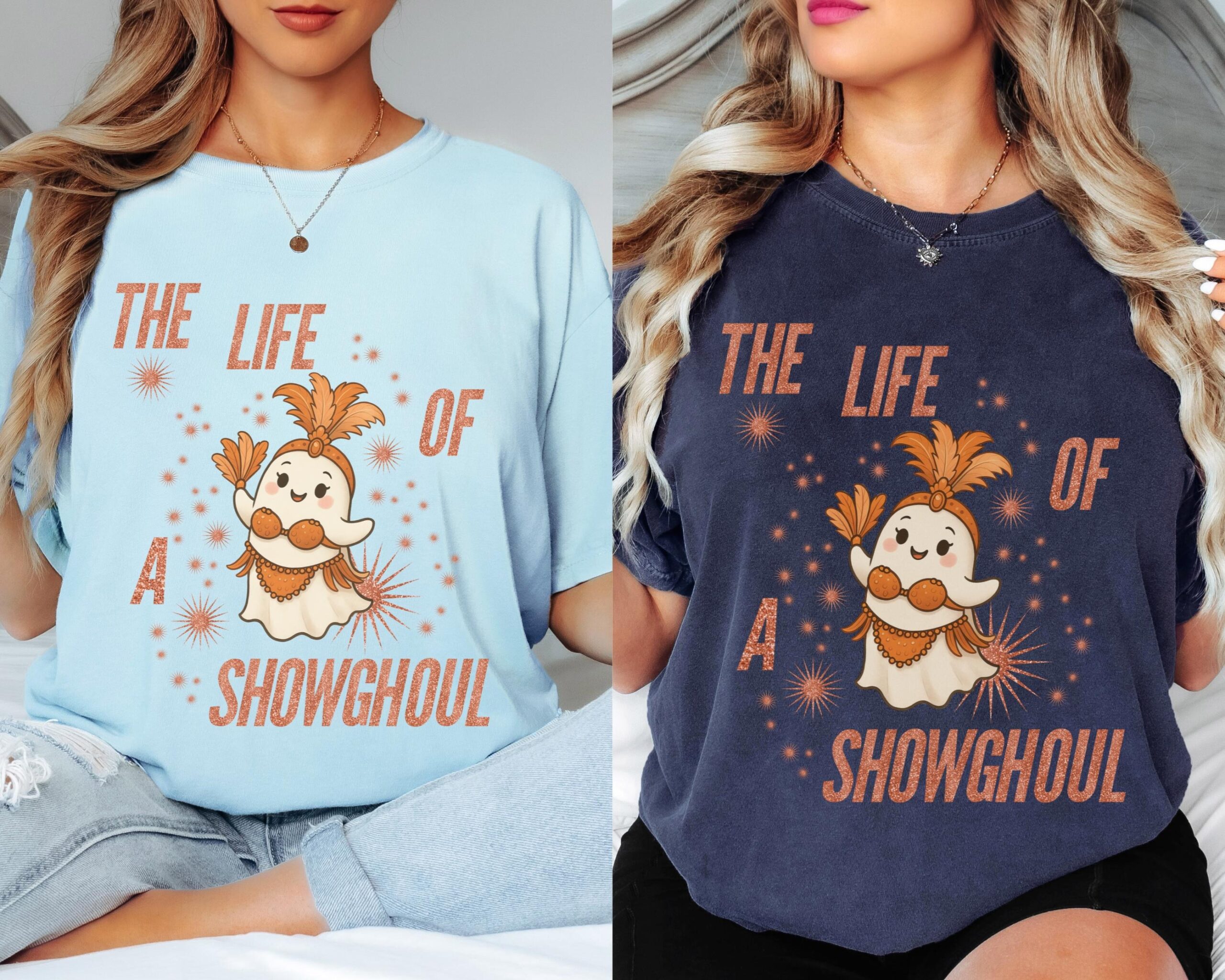 Showghoul Halloween T-Shirt: Funny Ghost Graphic Tee