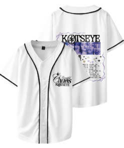 Alternative view of Katseye Merch Beautiful Chaos Tour 2025 Baseball Shirt Unisex Baseball Jersey, Custom Color Jersey