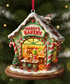 Custom Grinch Family Ornament 2025, Funny Christmas Ornament, Personalized Family Christmas Ornament