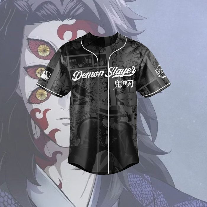 Kokushibo Demon Slayer Baseball Jersey - Image 3