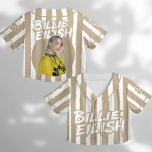 Billie Eilish Baseball Jersey - Custom Name or Number