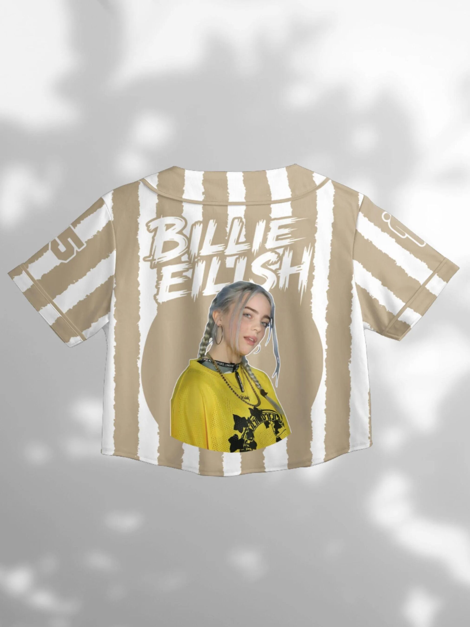 Billie Eilish Baseball Jersey - Custom Name or Number - Image 3