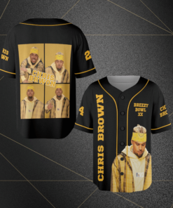 Alternative view of Chris Brown Breezy Bowl XX Tour 2025 Jersey, Breezy Bowl Jersey, Chris Brown Jersey