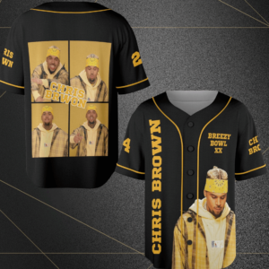 Alternative view of Chris Brown Breezy Bowl XX Tour 2025 Jersey, Breezy Bowl Jersey, Chris Brown Jersey