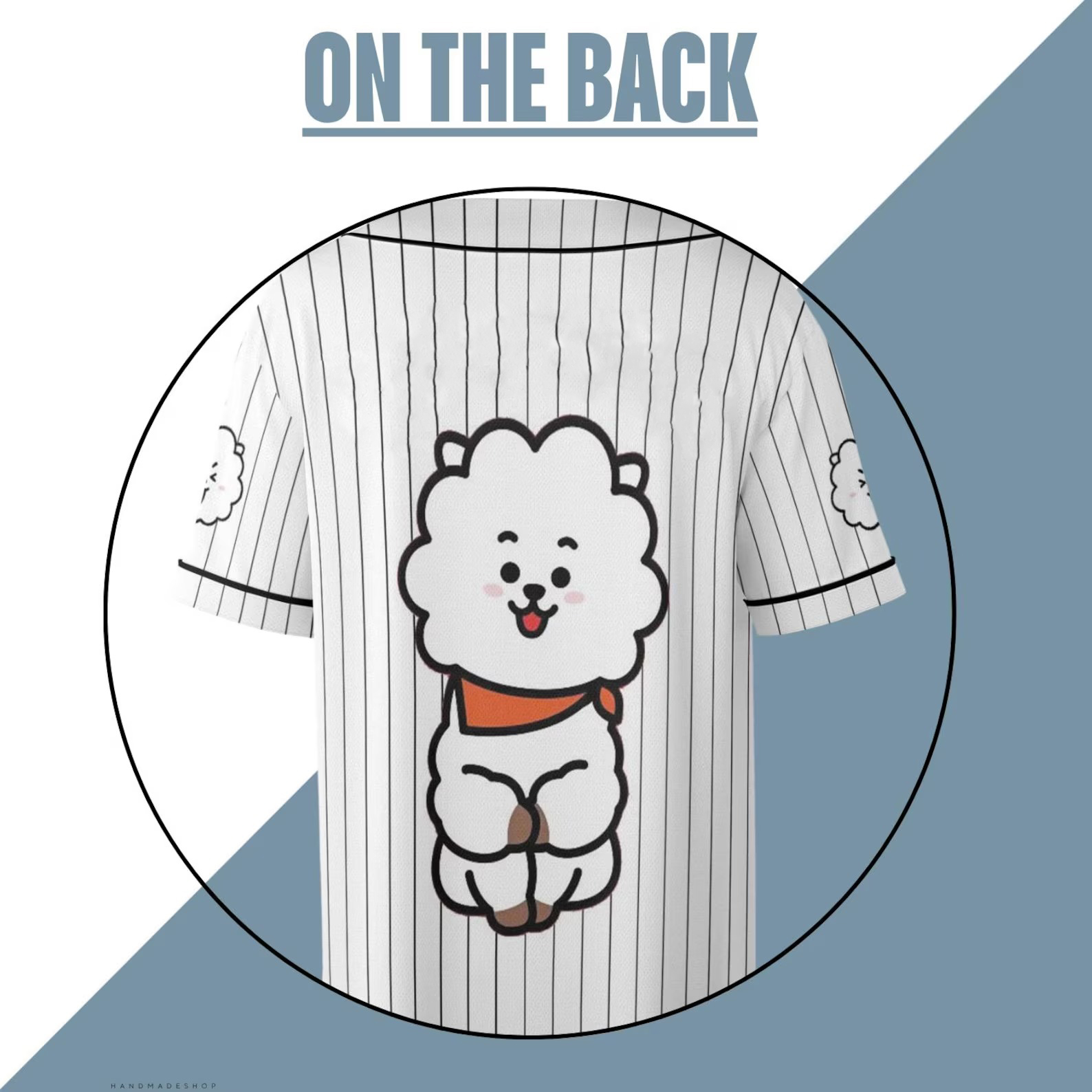 Personalized Jin RJ BT21 Baseball Jersey, Jin Run SeokJin Ep Tour Baseball Jersey, Jin World Tour 2025 Shirt - Image 3