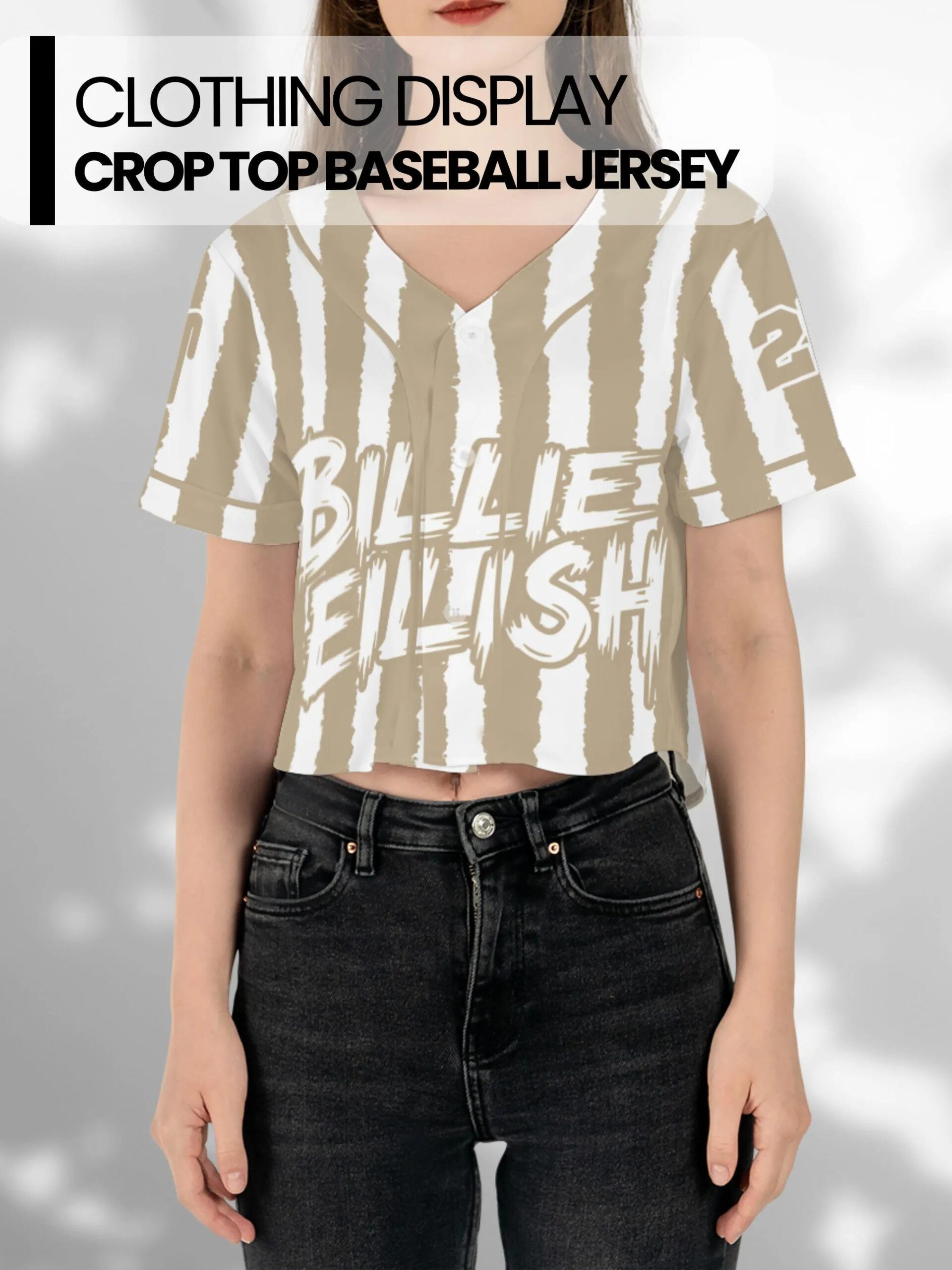 Billie Eilish Baseball Jersey - Custom Name or Number - Image 4