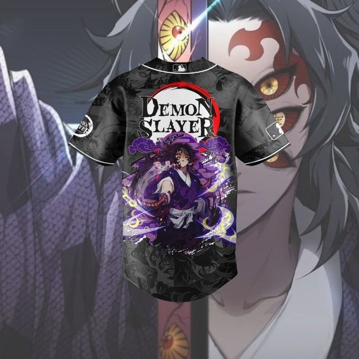 Kokushibo Demon Slayer Baseball Jersey - Image 4