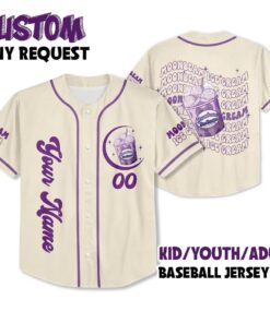 Custom Name and Number Benson Boone Moonbeam Ice Cream Mr Electric Tour 2025 Jersey