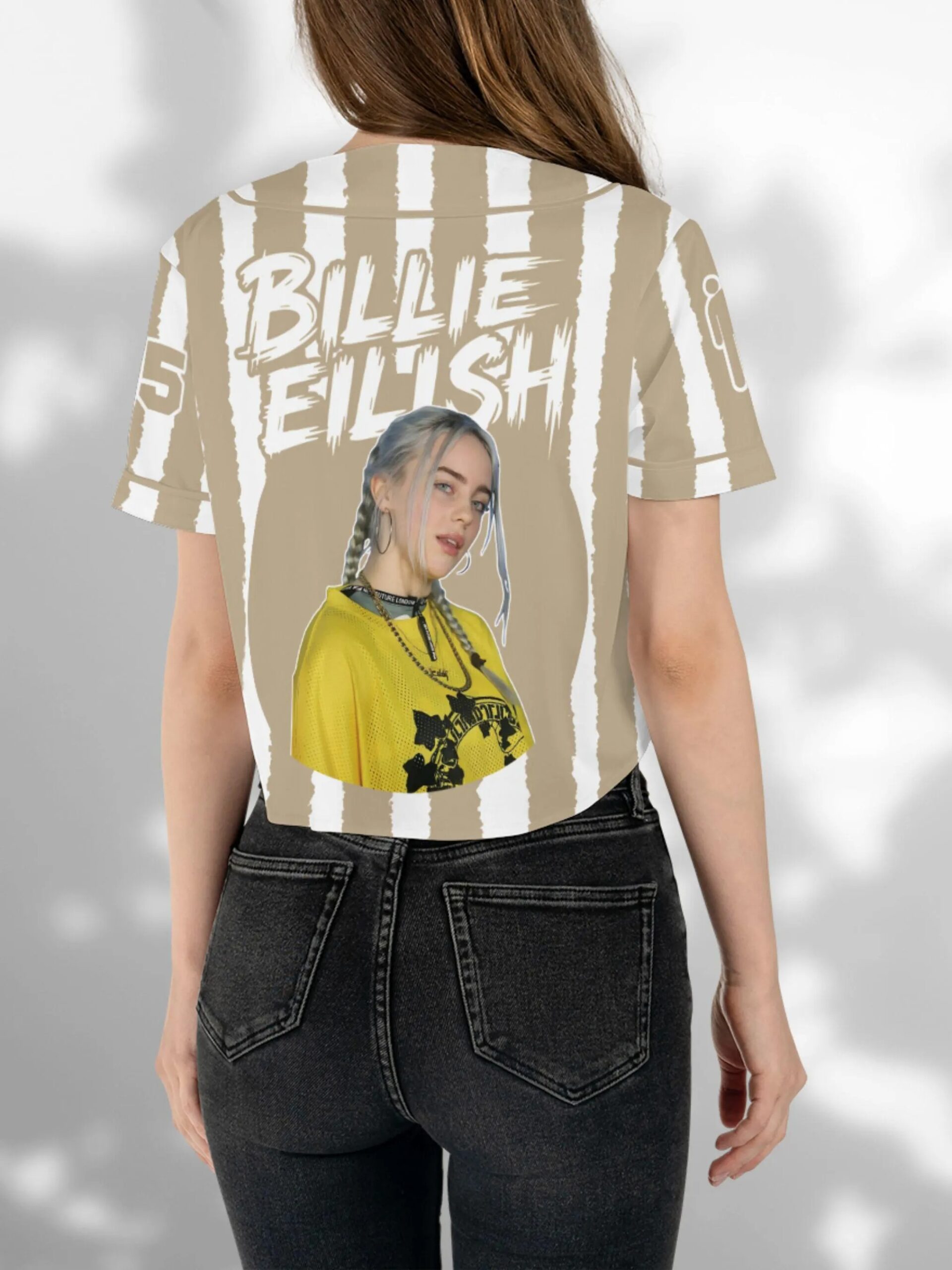 Billie Eilish Baseball Jersey - Custom Name or Number - Image 5