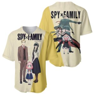 SpyxFamily Golden Baseball Jersey Basic Style