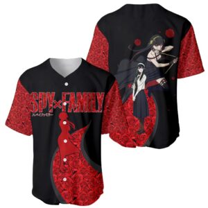 SpyxFamily Baseball Jersey Thorn Princess Red Roses