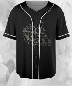 Alternative view of Ethel Cain "FAMOUS LAST WORDS" Baseball jersey, Ethel Cain Fan Merchandise, Ethel Cain Music-Themed Apparel