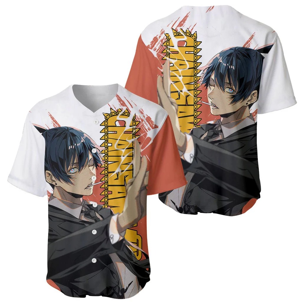 Aki Hayakawa Baseball Jersey Chainsaw Man