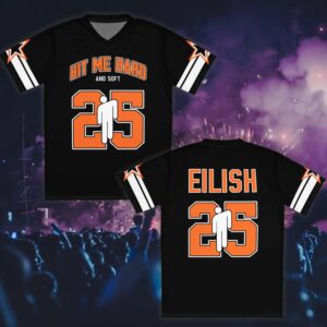Alternative view of Custom Color Billie Eilish Hmhas Tour Inspired Concert Outfit Jersey