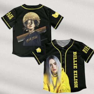 Billie Eilish Baseball Jersey: Hit Me Hard and Soft Concert Outfit, Custom Color