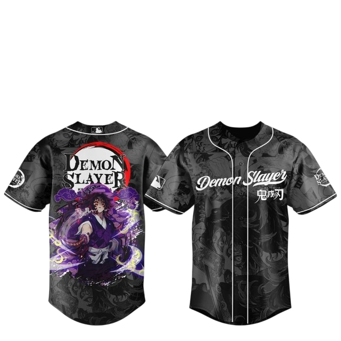 Kokushibo Demon Slayer Baseball Jersey