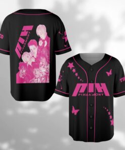 Alternative view of P1Harmony Baseball jersey, P1USTAGE H: MOST WANTED jersey, P1Harmony 2025 Concert Merchandise, Custom Color