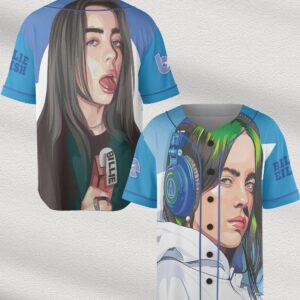 Billie Eilish Baseball Jersey: Hit Me Hard and Soft Concert Outfit