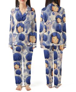 Coraline Movie Pajamas Set, LONG Sleeve Top