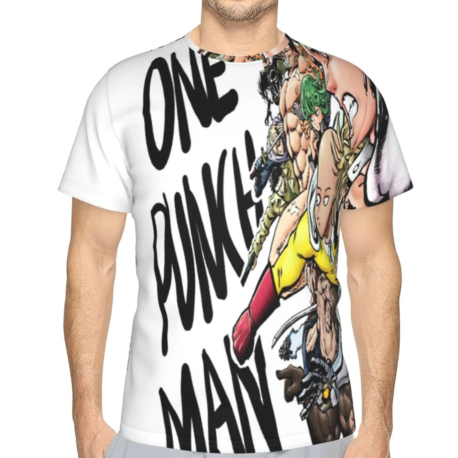 Unisex One Punch Man T Shirts For Men Women Short Sleeve Shirts 3D Graphics Tees Shirt - Image 5