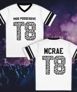 Alternative view of Mcrae T8 Cheetah Print Concert Outfit Jersey, Custom Color