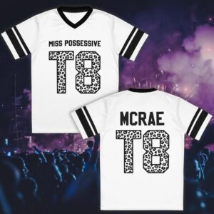Alternative view of Mcrae T8 Cheetah Print Concert Outfit Jersey, Custom Color