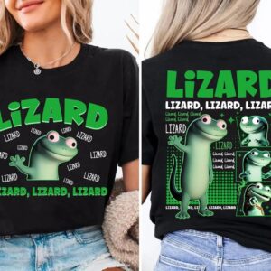 Two Sided Elio Lizard Meme Shirt, Weirdcore Lizard Shirt, Funny Lizard Meme, Elio Lizard Bootleg Shirt, Lizard Lovers Shirt
