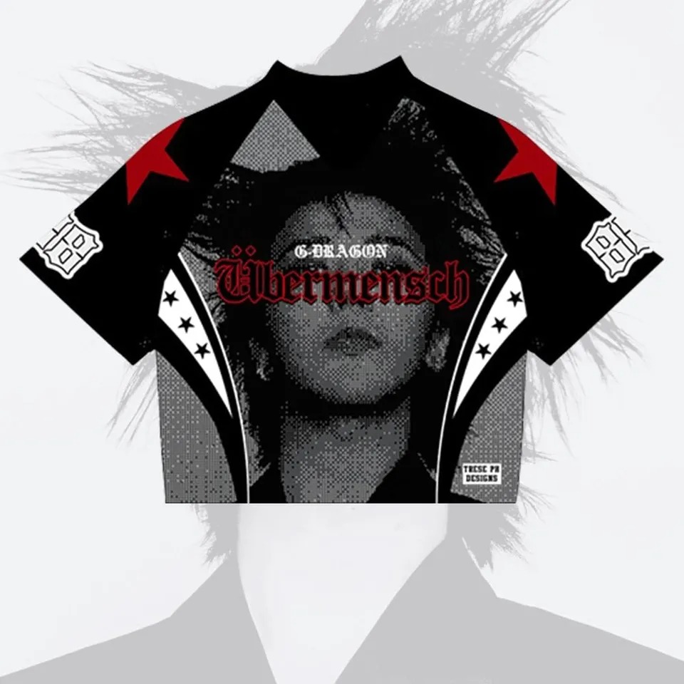 Ubermensch Gdragon World Tour 2025 Jersey, Kpop GDragon Tour Shirt, GDragon bermensch Jersey, - Image 2