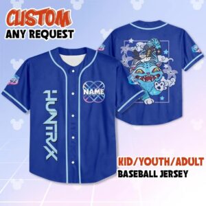 Custom Demon Hunter Tiger Baseball Jersey, Huntrix Hunter Kpop Shirt, Custom Kpop Baseball Shirt