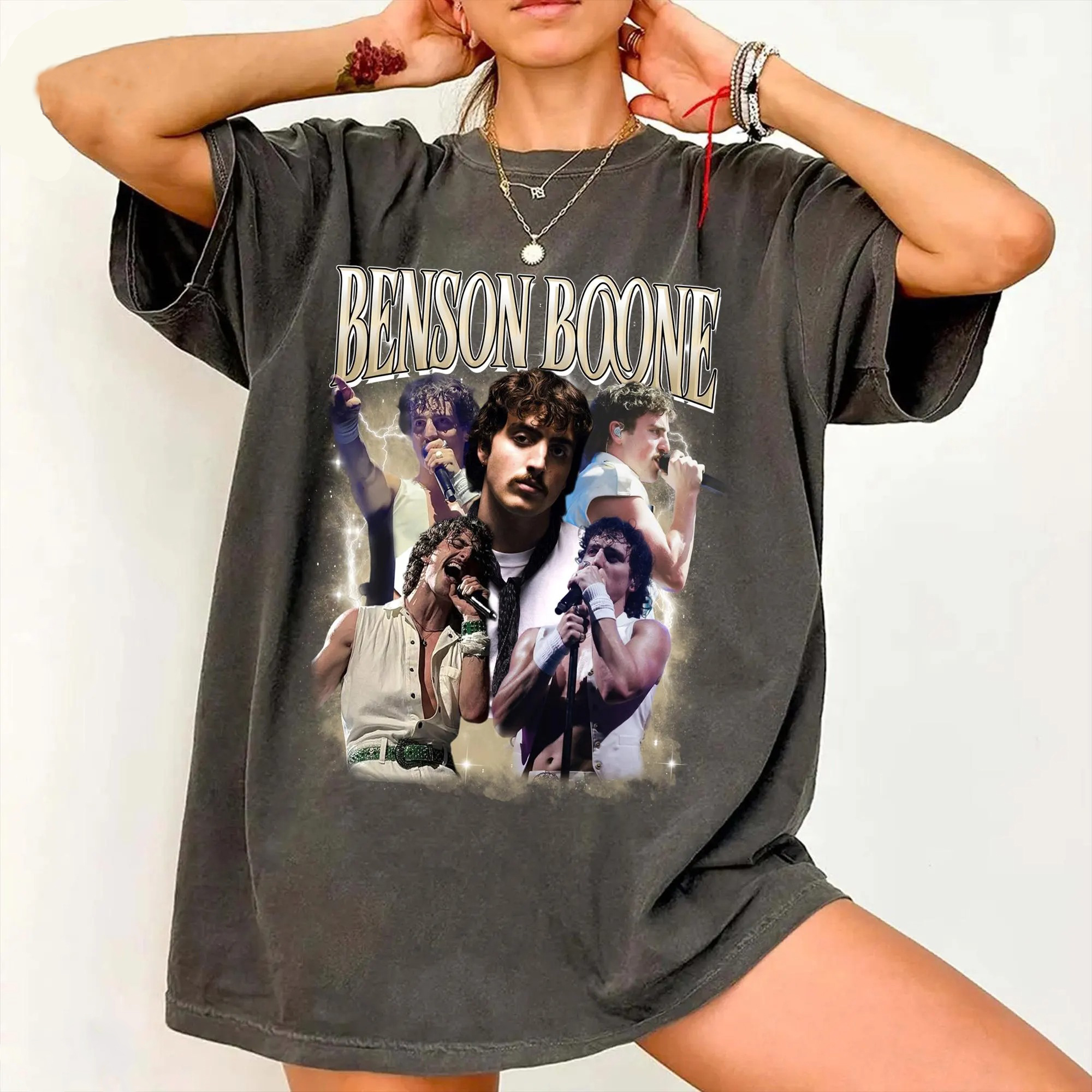 Benson Boone Bootleg Shirt, Benson Boone Shirt, Benson Boone Merch, Benson Boone Concert Tour, Tour Album 2025 Concert - Image 4