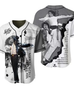 Personalized Michael Jackson 3D Jersey - King of Pop Tribute Shirt