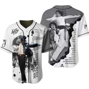 Personalized Michael Jackson 3D Jersey - King of Pop Tribute Shirt