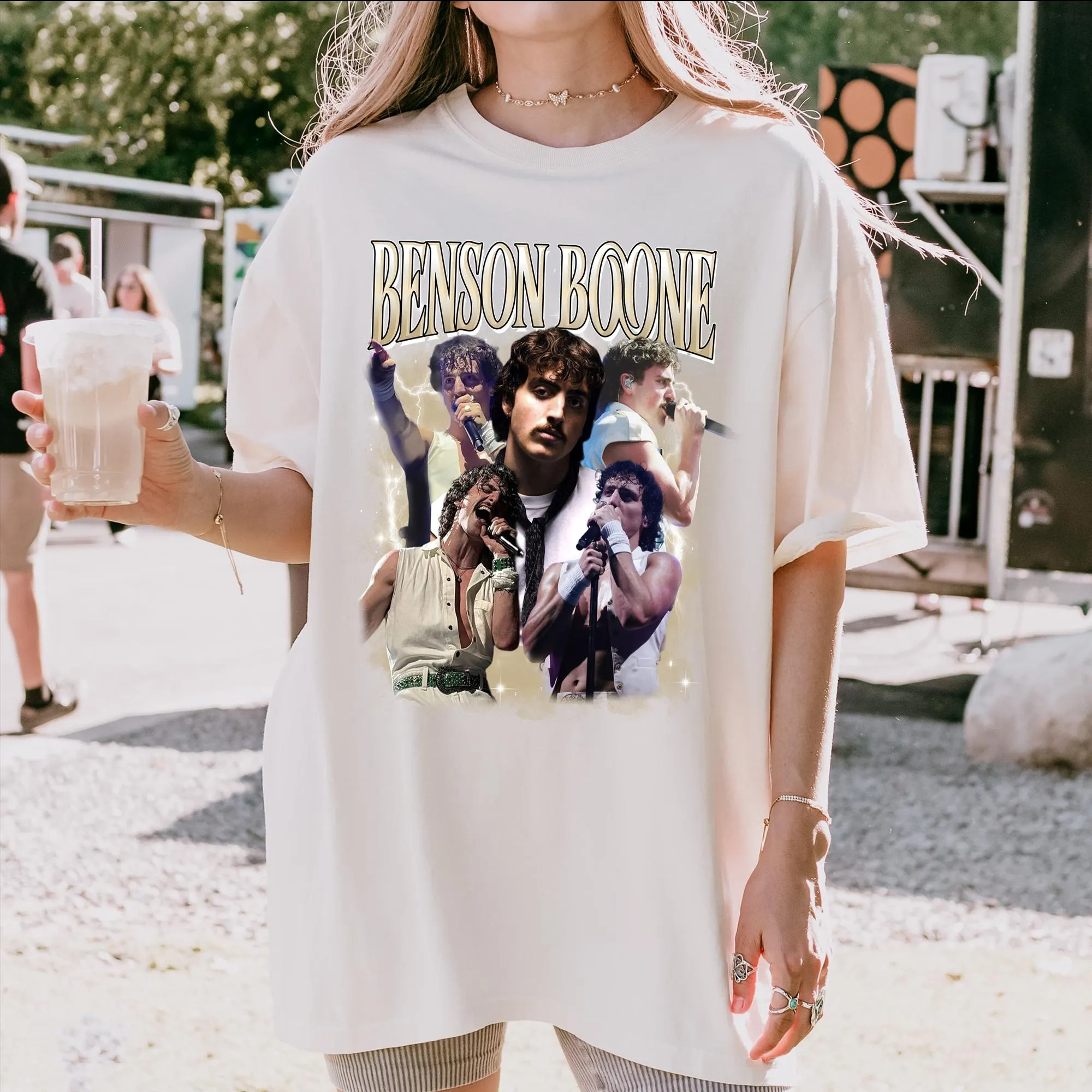 Benson Boone Bootleg Shirt, Benson Boone Shirt, Benson Boone Merch, Benson Boone Concert Tour, Tour Album 2025 Concert - Image 3