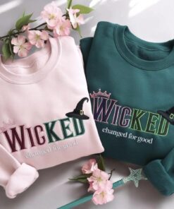 Embroidered Wicked Sweatshirt, Defying Gravity Shirt, Wicked Sweatshirt