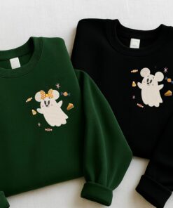 Alternative view of Halloween Mouse Embroidered Sweatshirt, Ghost Embroidered Shirt, Magic Kingdom Hoodie