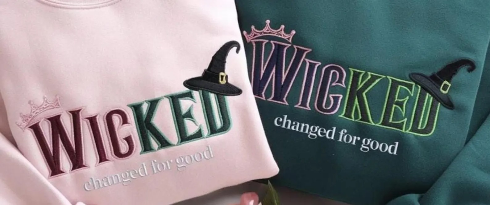 Embroidered Wicked Sweatshirt, Defying Gravity Shirt, Wicked Sweatshirt - Image 2