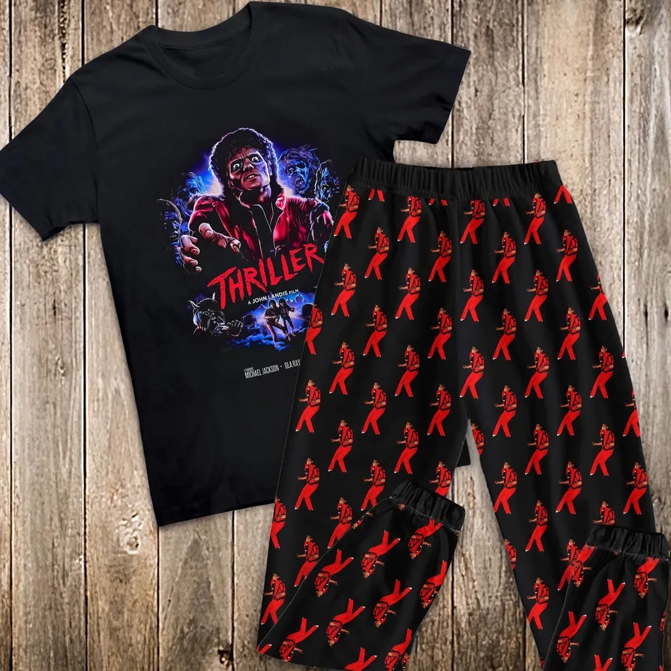 Michael Jackson Thriller Pajamas Set