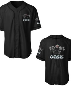 Oasis Band Merch Baseball Jerseys for World Tour 2025