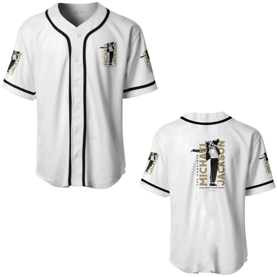 Michael Jackson Classic Baseball Jersey - Iconic Music Merchandise
