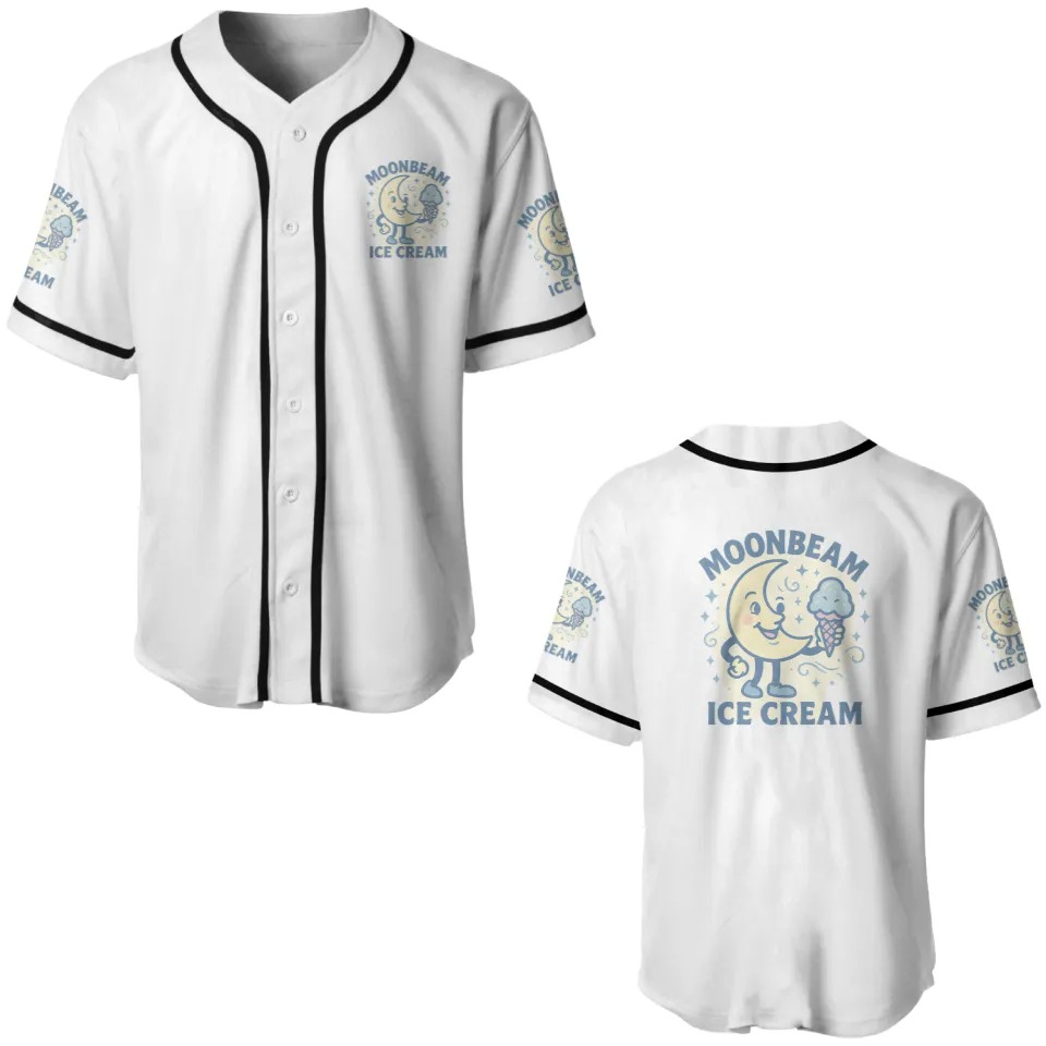 Moonbeam Ice Cream Baseball Jerseys