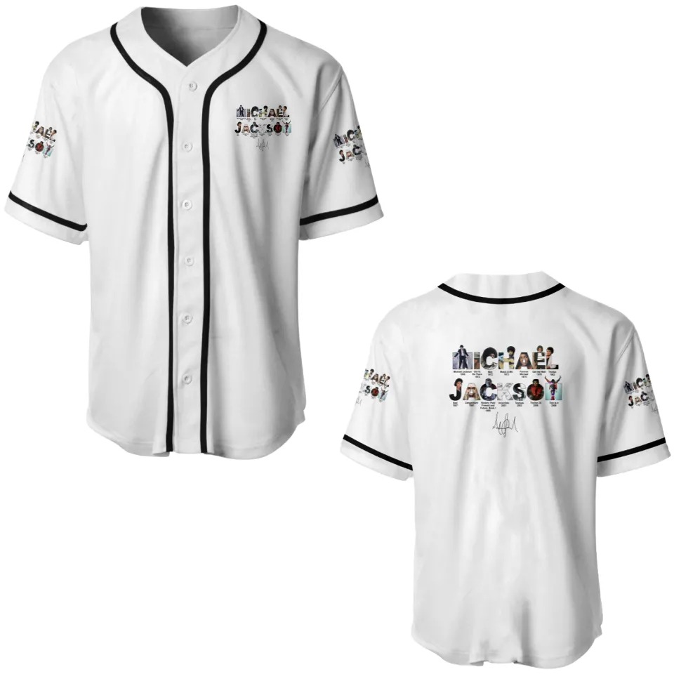 Michael Jackson Albums Unisex Baseball Jerseys