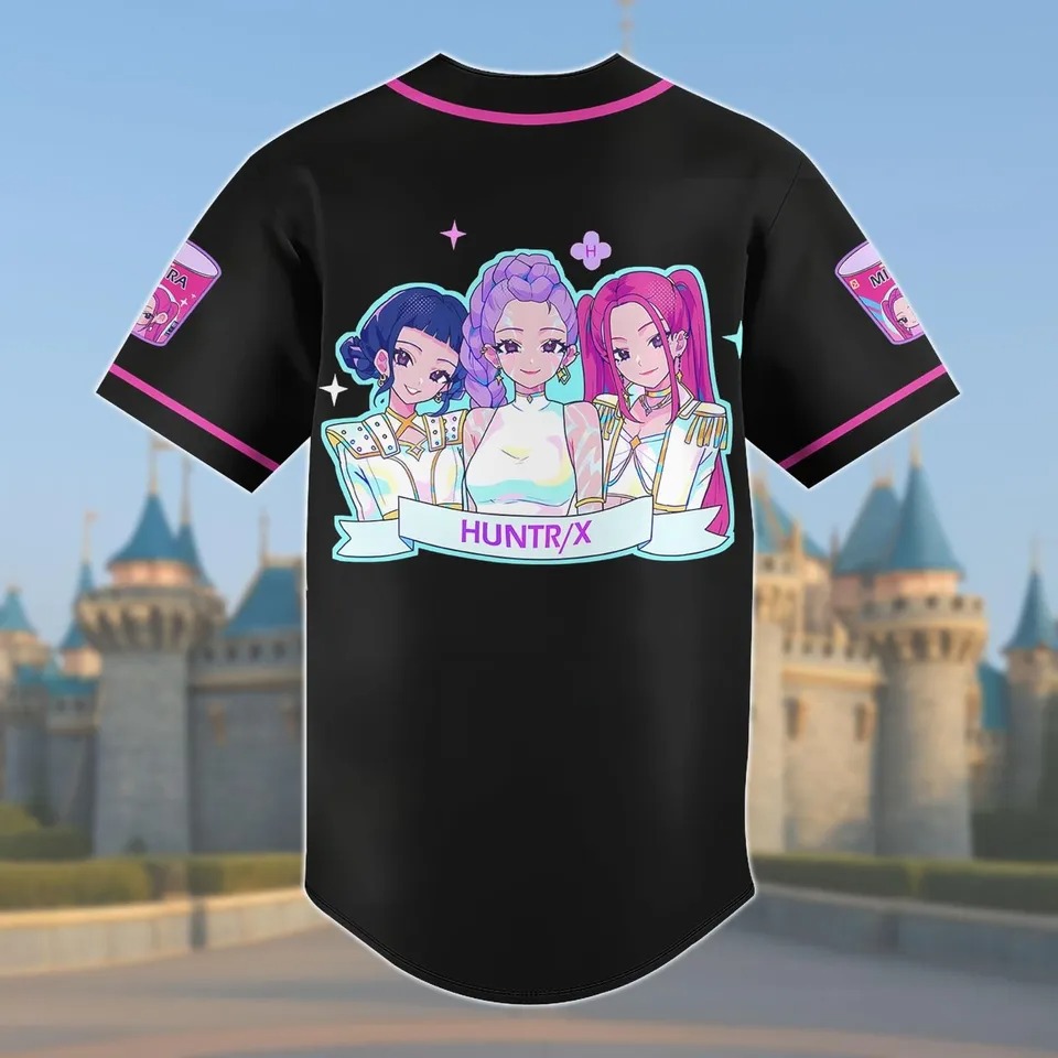 Mira Baseball Jersey, Kpop Huntrix Merch, Kpop Demon Hunter Baseball Shirt, Huntrix Shirt - Image 3