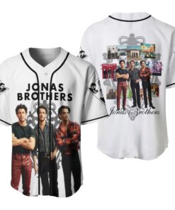 Jonas Brothers Baseball Jersey, Music Tour Jersey