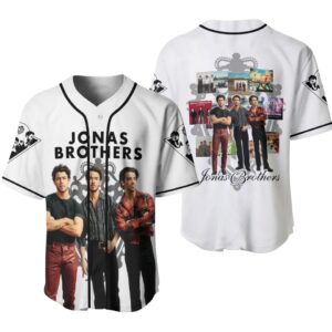 Jonas Brothers Baseball Jersey, Music Tour Jersey